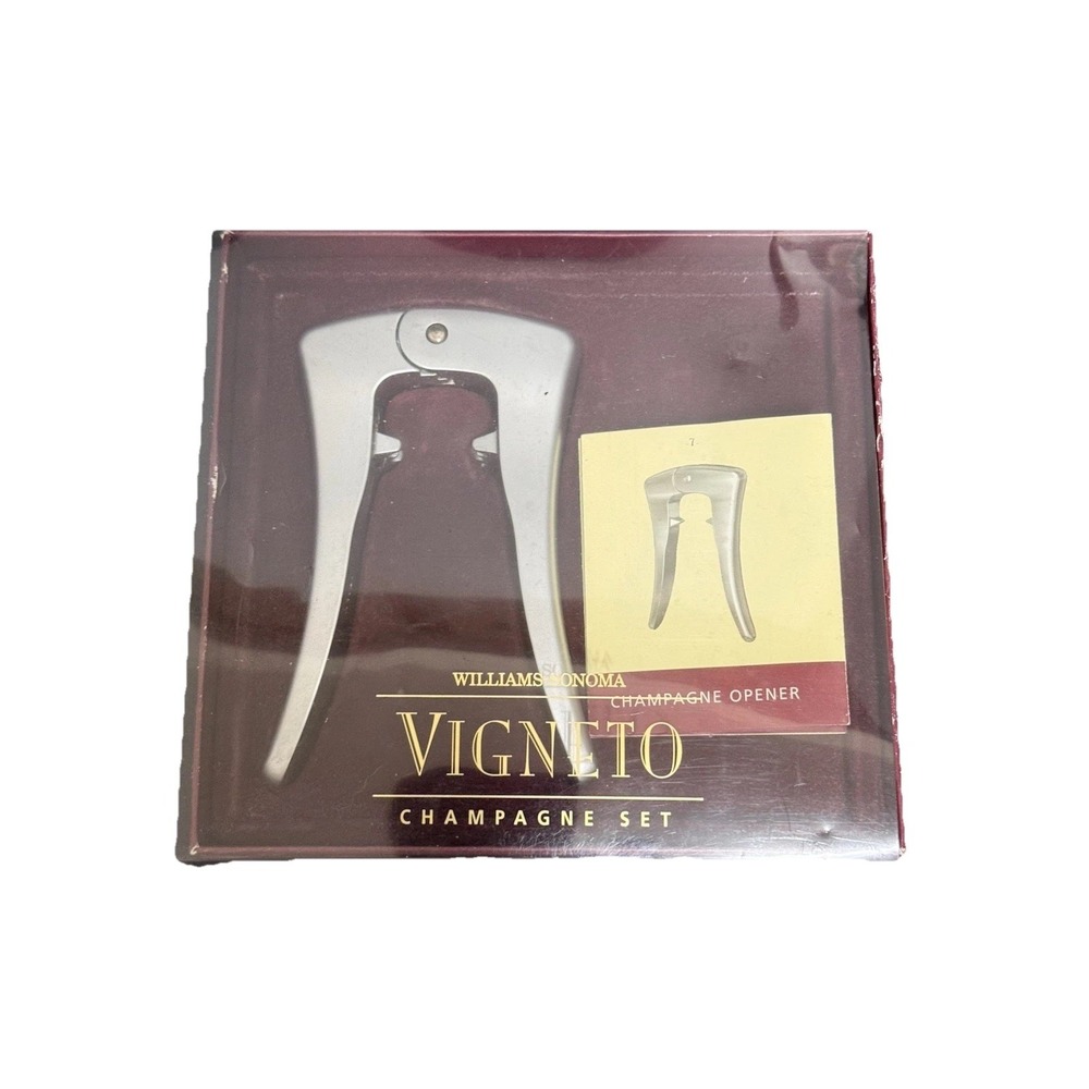 Williams -Sonoma Vigneto Champagne Opener -Only - In original box.